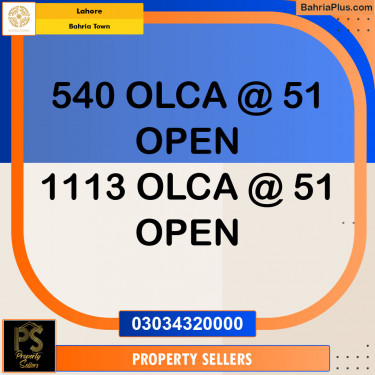 Residential Plot for Sale in Bahria Town, Lahore - (BP-130386)